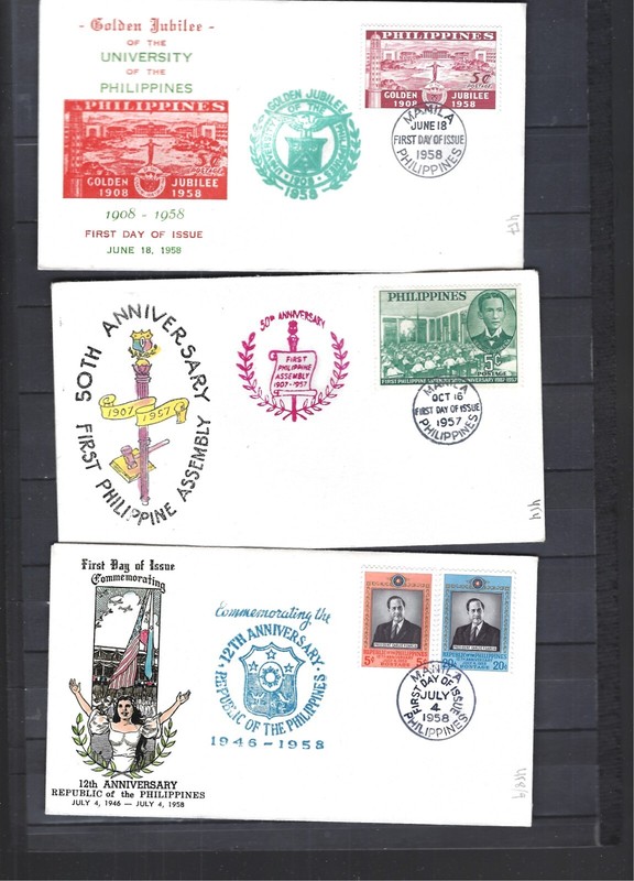 USA-PHILIPPINES-COVERS-OCCUPATION-WW2-GORGEOUS COLLECTION-F-VF-#16
