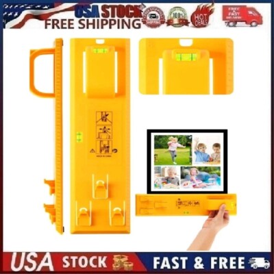 Picture Hanging Tool w/Level, Easy Marking Position, Photo/Art/Painting, Plastic