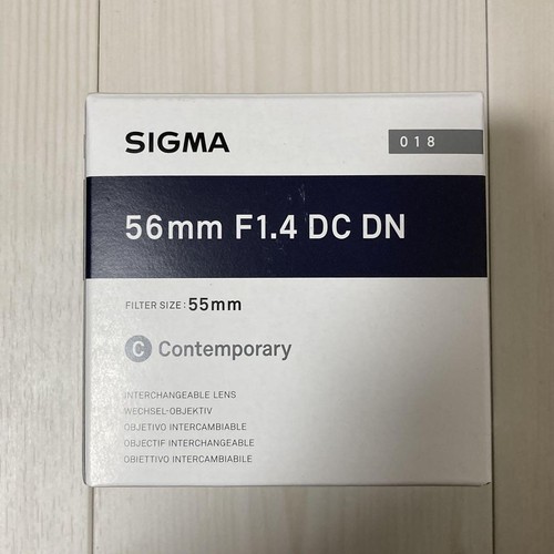 NEW Sigma 56mm f/1.4 Contemporary DC DN Prime Lens for Sony E mount From Japan
