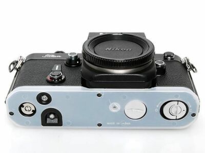 Nikon F2 Titanium 35mm SLR Film Camera Black Body Excellent from