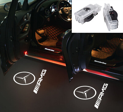 2x LED Projektor Einstiegsbeleuchtung Laser Türlicht für Mercedes W203 S203 CLK