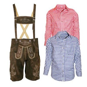 Produktbild von Trachten-Halstuch Kariert Für Oktoberfest & Wiesn | Bayrisches Tuch Zu Lederhose & Dirndl