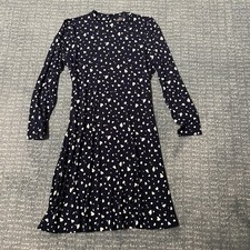 Ladies M&S Heart Print Dress / Size 14 Nearly New ❤️