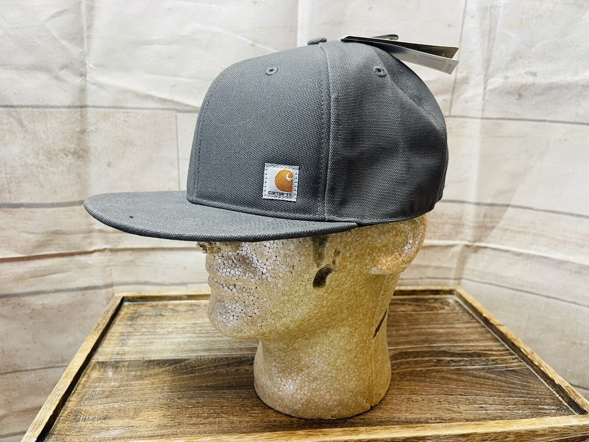 CARHARTT Gray SnapBack Hat Cap Outdoor Work Hat NWT Scotts Logo