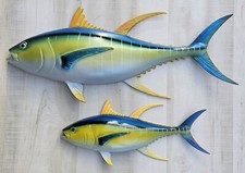 Yellowfin  Tuna Hand Painted 28"/18" Replica Wall Mount  Game Fishing Sport