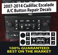 For 2007-2014 CADILLAC NAVIGATION RADIO BUTTON REPAIR DECAL STICKERS REPLACEMENT