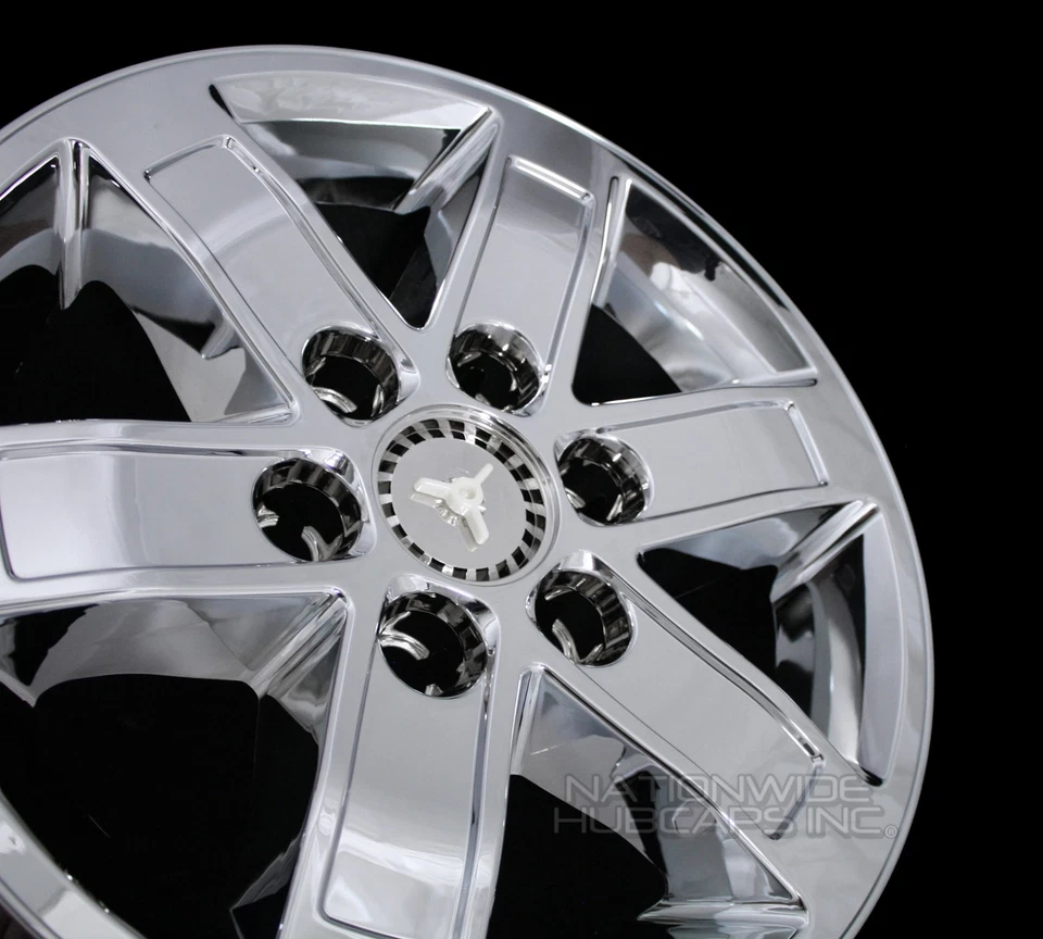 Tapacubos tapacubos cromados de 17" GMC SIERRA 1500 YUKON 2007-2014 4 ajustes Foto 4 de 4