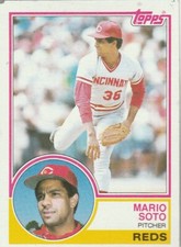 FREE SHIPPING-MINT TO NRMINT-1983 Topps #215 Mario Soto Reds PLUS BONUS CARDS