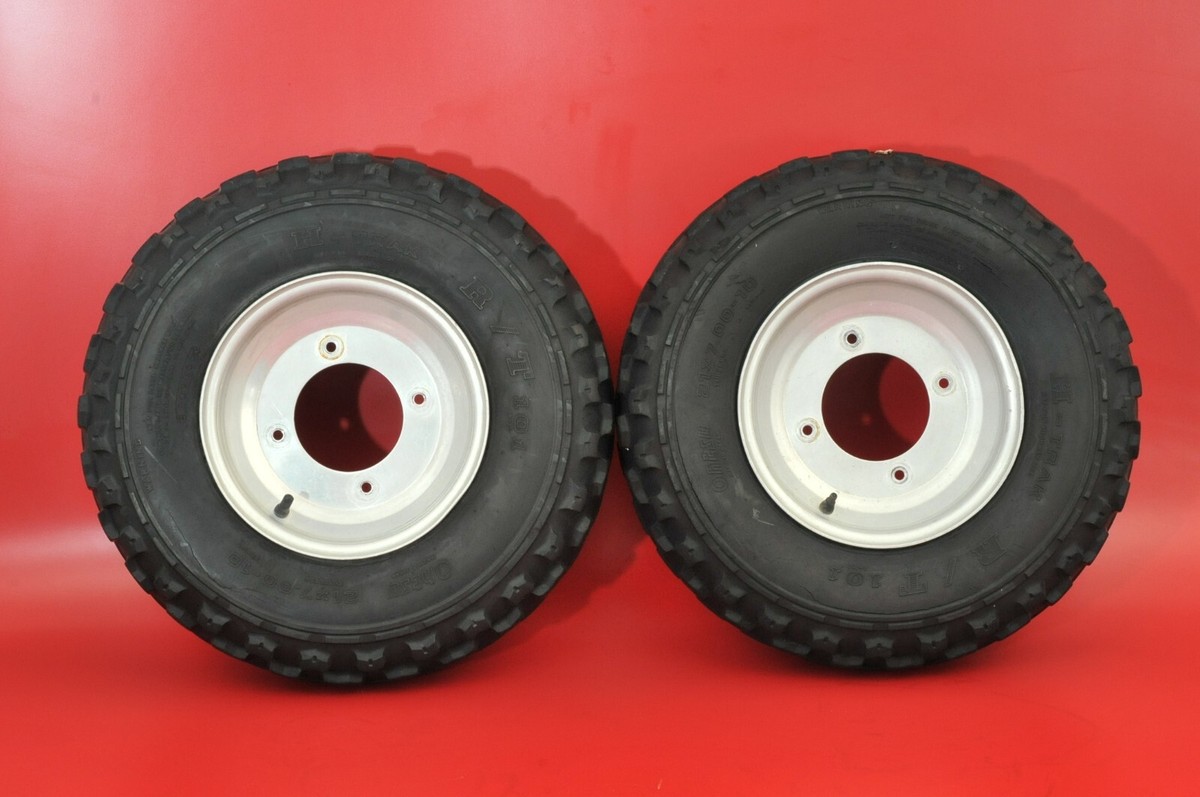 1986 1987 Honda TRX250R TRX 250R Front Wheel Tire Rim Set 44701