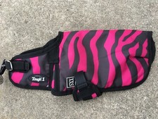 XXS 8" - 10" pink zebra print Waterproof Dog Blanket Tough 1