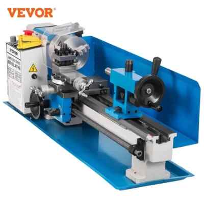 VEVOR Mini-Drehmaschine Tischdrehmaschine 7'' X 14'' Metalldrehmaschine 550W