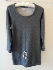 DKNY Women's Gray Sweater Dress, Size S