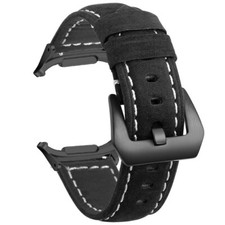 Vintage Leather Band For Galaxy Watch Ultra 47mm Top-Grain Genuine Leather Strap