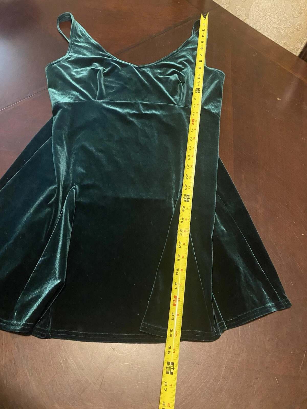 UNDERCOVER Abito Victoria’s Secret vintage anni 90 verde smeraldo velluto retrò mini camicia da notte L