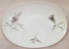 Rosenthal Continental China Raymond Loewy Jet Rose Tableware Huge Platter 15"