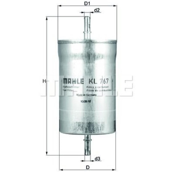 Mahle Kraftstofffilter Filter Leitungsfilter Passend FüR Seat Exeo ST-image