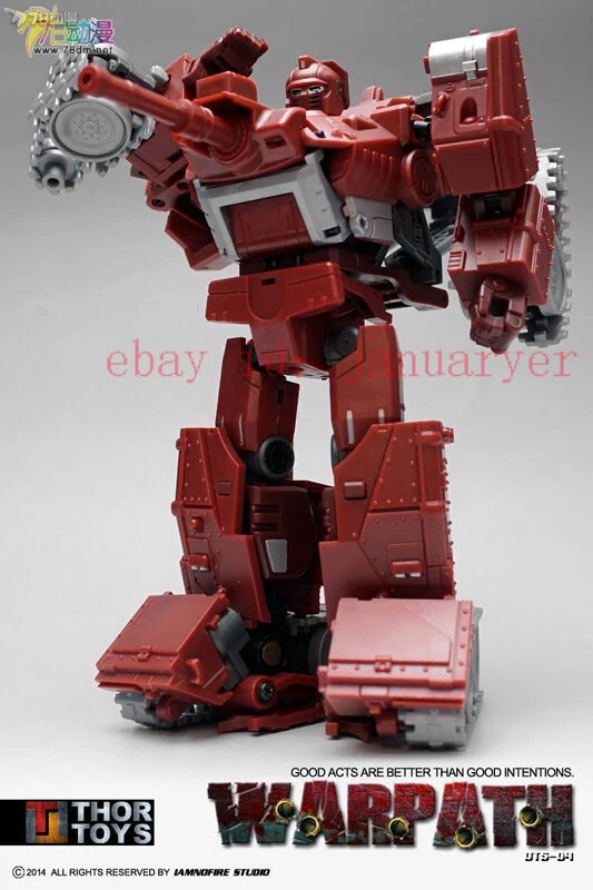 Perfect Badcube Toy Ots-04 Warrior Wardog Action Figure New Toy - Image 4 of 4
