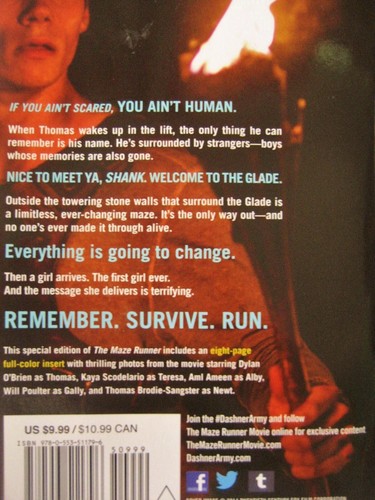 The Maze Runner (# 1) by James Dashner Very Good 2014 Paperback 9780385385206 - Picture 3 of 4