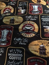 Hot Coffee 100 high quality cotton quilt fabric 1/4 yd 9 x44