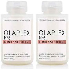 Olaplex No.6 Bond Smoother leave-in 3.3oz 100ml, Pack of 2