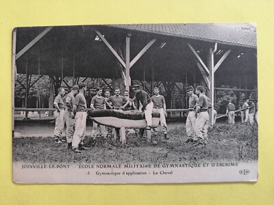 CPA 94 - JOINVILLE die BRÜCKE MILITÄRSCHULE Gymnastik RINGE Das ARGENPFERD