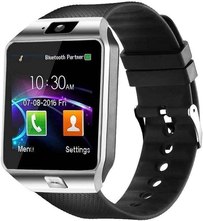 Stainless Steel Case Smart Watches Sim Card Support