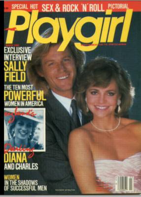 PLAYGIRL 3-86 HAIRY BARONE! SALLY FIELD PRO SKATER STEPHEN SCOTT STRIPPER MARCH
