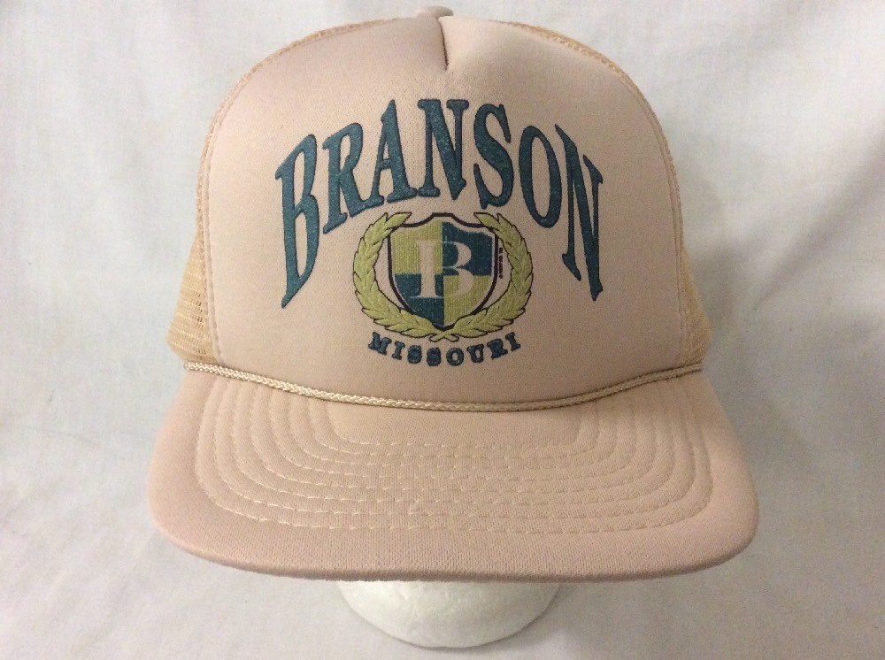 trucker hat baseball cap Branson Missouri retro vintage rave rare nice cool