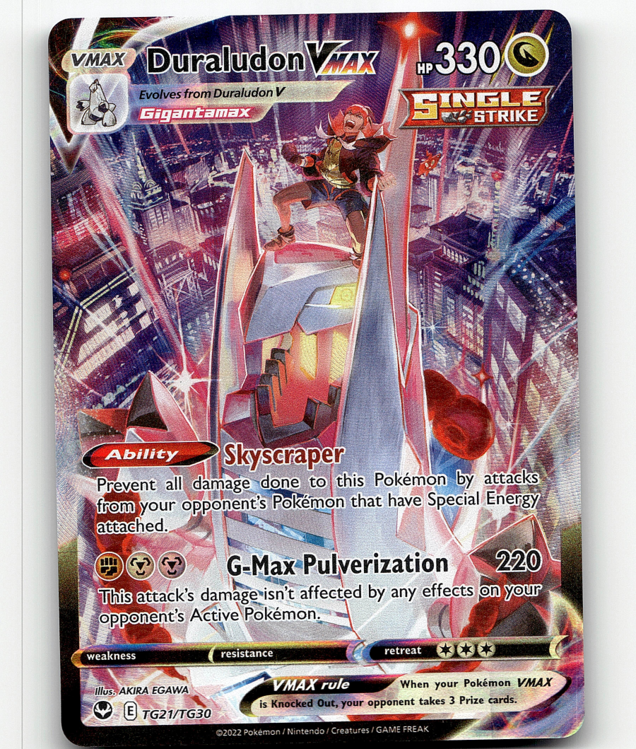Pokemon Duraludon VMAX TG21/TG30 Silver Tempest