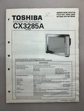 Toshiba CX3285A Original Service Manual Free Shipping
