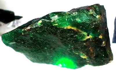 DYED  10740 Ct Certified Natural Green Emerald Huge Gems Rough AN1674