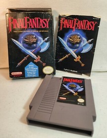 Final Fantasy (NES, 1990) Complete in Box | Free Shipping | Authentic | No Maps