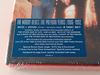 洋楽 The Moody Blues The Polydor Years THE MOODY BLUES THE POLYDOR YEARS 9 DISC BOXSET = 6 CD + 2
