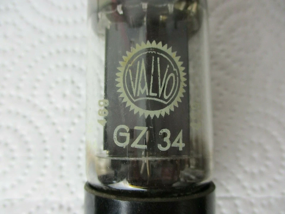 Valvo GZ34, (469), Gleichrichter Röhren aus alter Produktion, guter Zustand - Bild 4 von 4