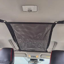 Double Layer Cargo Net Interior Ceiling Storage Rooftop Envelope Mesh Holder