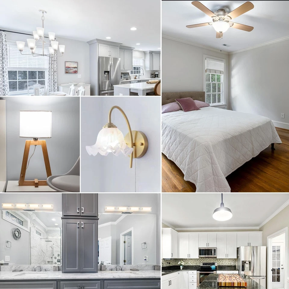 E12 LED Bulb 5W Equivalent to 40W 50W C7 Replacement Bulbs, Candelabra Base B... - Image 4 of 4