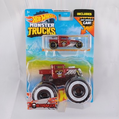 Hot Wheels MONSTER TRUCKS - BONE SHAKER with 1/64th Bone Shaker 2022