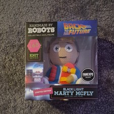 Handmade by Robots Marty McFly Black Light Knit Series Limited Vinyl Figurine