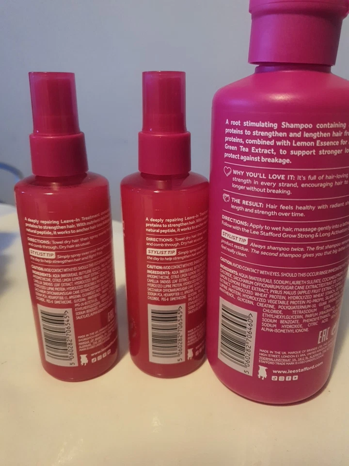 2x Lee Stafford Activation Leave In Treatment 1x Champú Activation Foto 3 de 3