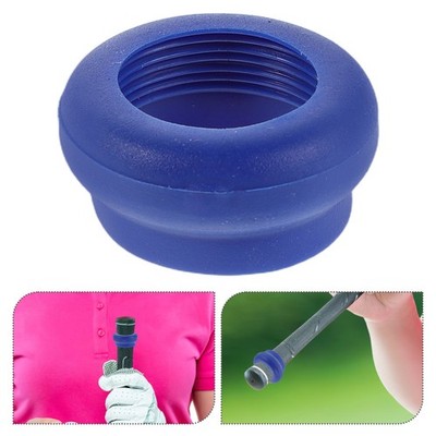 2 Pcs Club Positioning Rubber Ring Golf Training Equipment Aid Overgrip