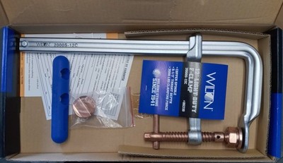 Wilton 2000S-12C Light Duty 12'' F-Clamp w/ Copper Spindle 86310