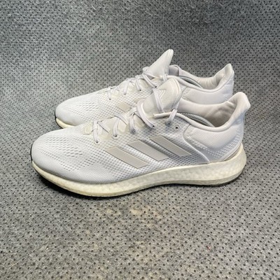 Adidas Pureboost 21 White Running Shoes Size 11.5 Men s