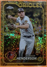 Gunnar Henderson 2024 Topps Gilded Gold Mini Diamond Refractor /50 AS Rookie Cup