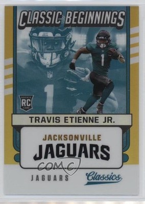2021 Classics Classic Beginnings Gold 62/75 Travis Etienne Jr Rookie RC 19am