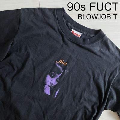 Super rare 90s original fuct vintage t-shirt M from Japan Navy