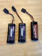 Venom Traxxas 1600mAh 7.2V NiMH RC Batteries Power Cell Series 1 Lot