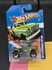 Hot Wheels Chevy '56 Flashsider Lifted 4x4 Pickup Truck Green 1:64 New 2011