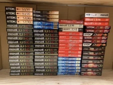 Blank Cassette Tape YOU CHOOSE TDK MAXELL SONY 60 90 120 NEW SEALED *1 FLAT SHIP