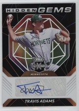2021 Panini Elite Extra Edition Hidden Gems Black Travis Adams #HG-TA Auto 03j5