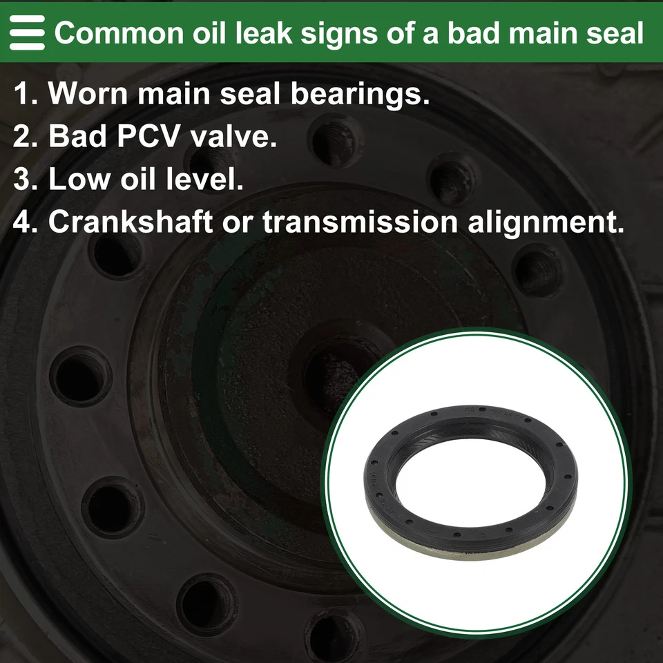 Sello de aceite del cigüeñal delantero 1 pieza para HONDA CR-V 2002-2019 Nº0189970447 Sello principal Foto 3 de 4